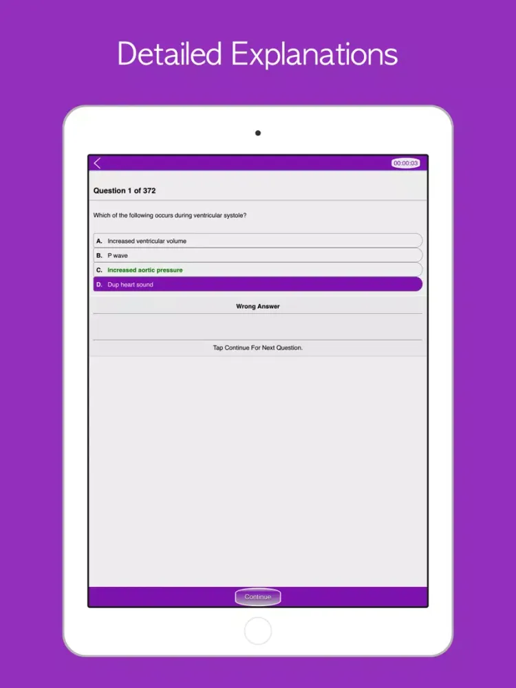 Ảnh chụp màn hình của DAT- Exam Prep 2018 iPad 