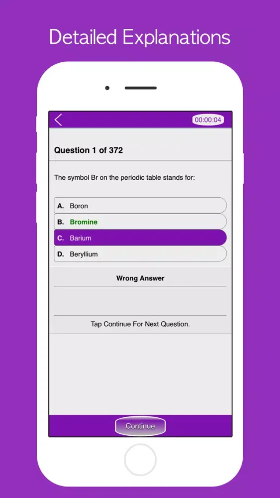 Ảnh chụp màn hình của DAT- Exam Prep 2018