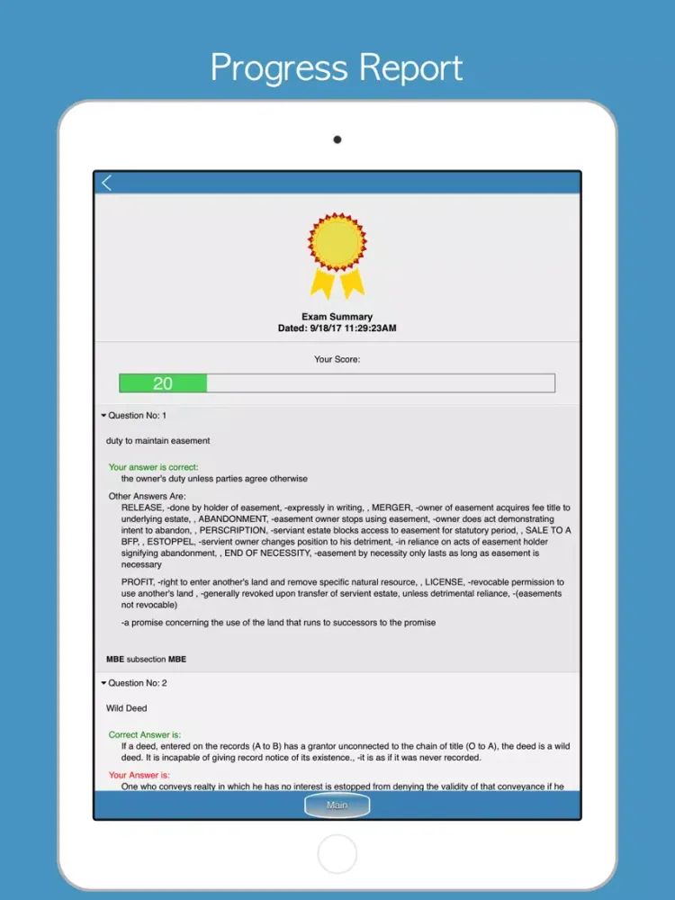 MACE - Exam Prep 2018 iPad  스크린샷