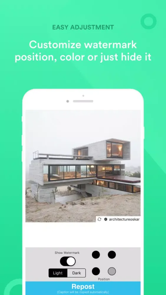 Zrzuty ekranu Repost easily for Instagram