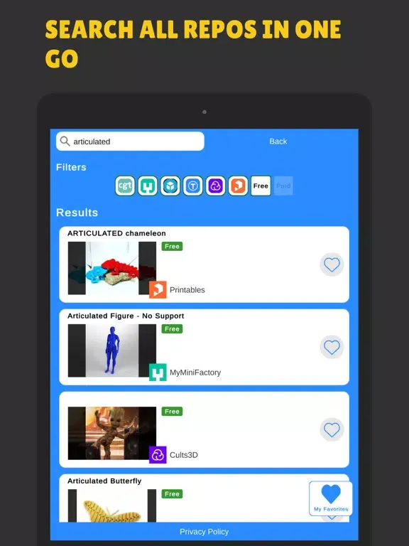 Скриншоты PrintHub: STL for 3D Printing iPad 