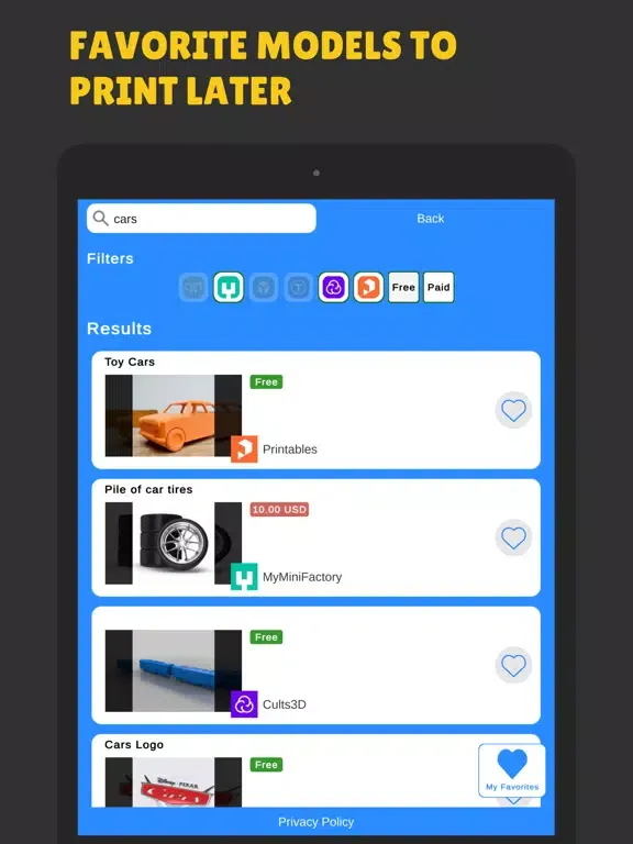 Скриншоты PrintHub: STL for 3D Printing iPad 