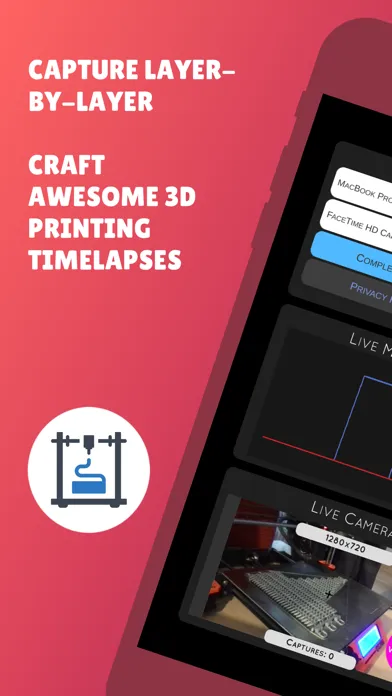 PrintLapse - 3D Printing App स्क्रीनशॉट