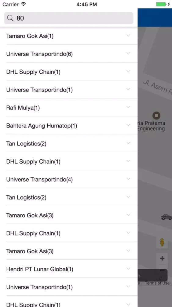 INDOGPS Vehicle Tracker应用截图