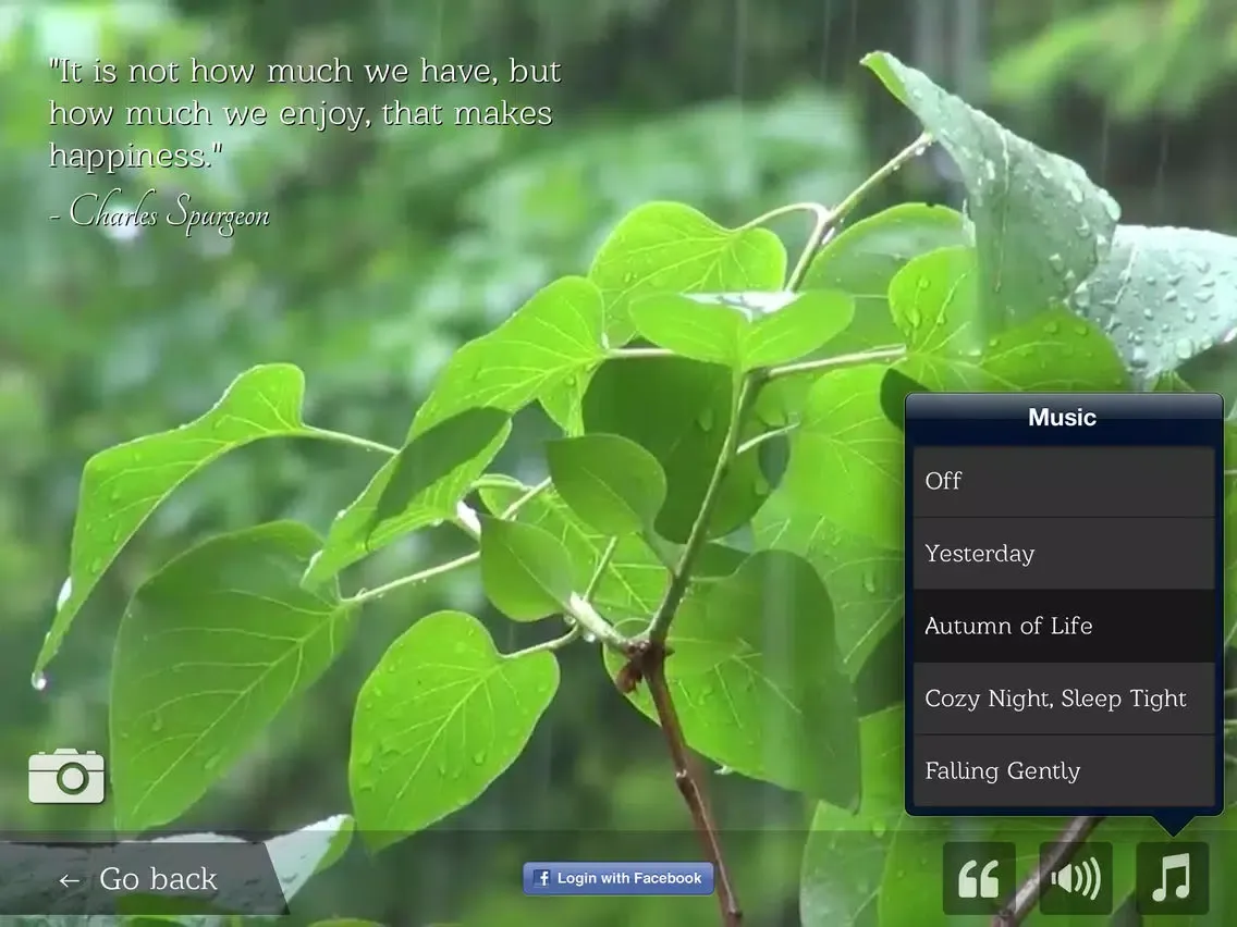 Experiences Free: Rainfall iPad 應用截圖