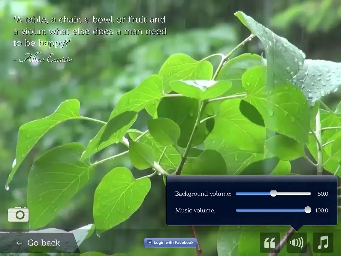 Experiences Free: Rainfall iPad 應用截圖