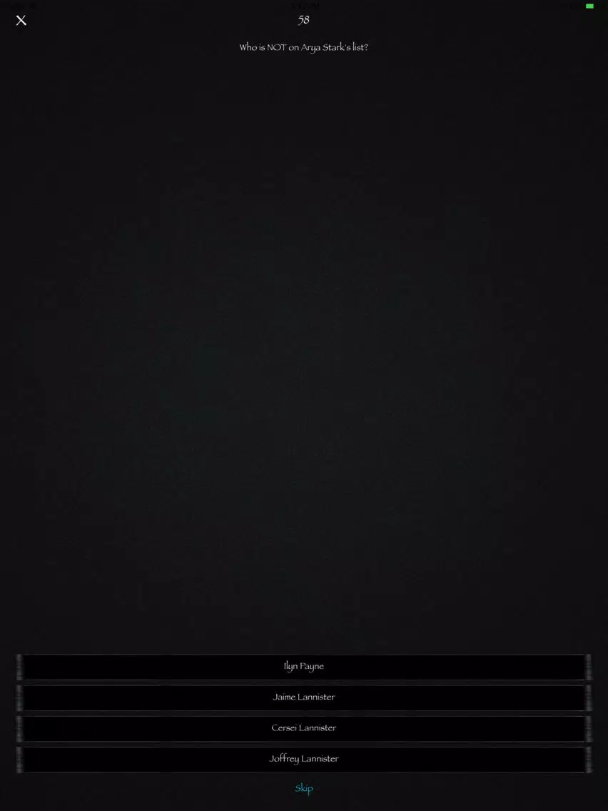 Tangkapan skrin Biggest Fan - for Game of Thrones iPad 
