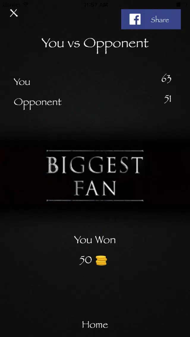 Tangkapan skrin Biggest Fan - for Game of Thrones