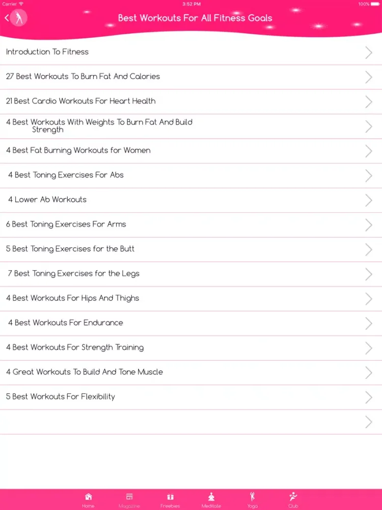 Tangkapan layar Dumbbell shoulder burning workout iPad 
