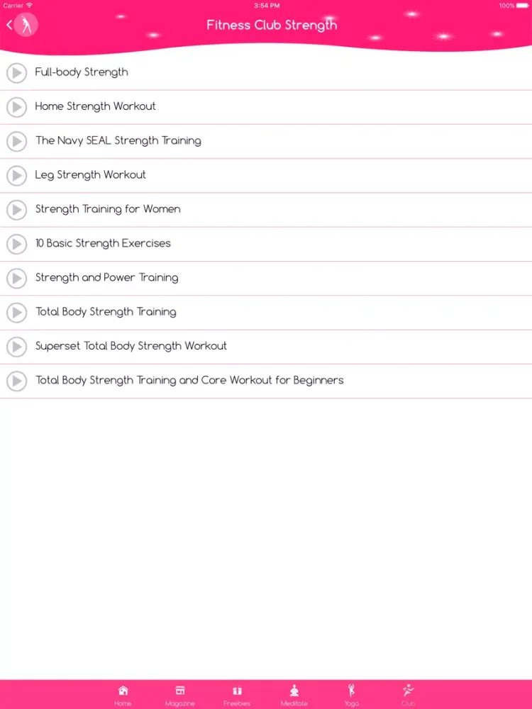 Lower body pilates workout iPad  سکرین شاٹس