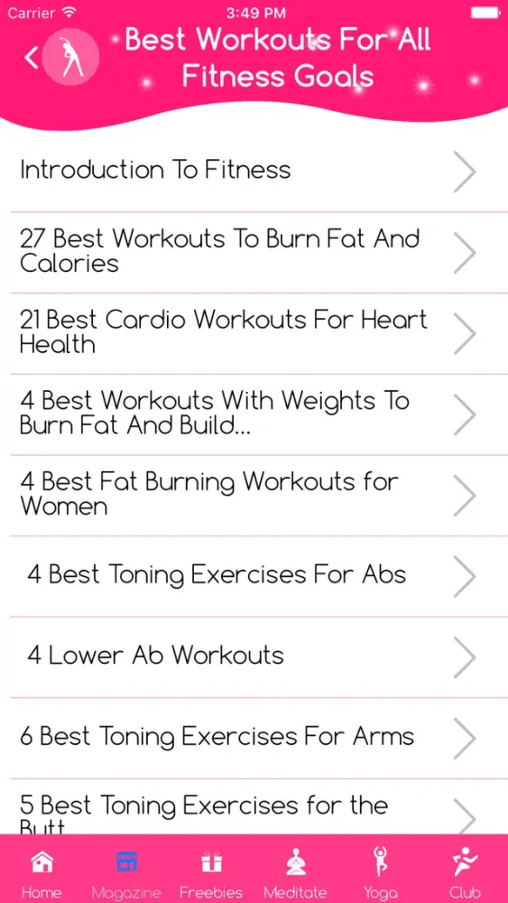 Lower body pilates workout سکرین شاٹس