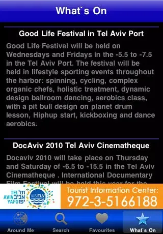Capturas de pantalla de VISITLV Tel Aviv-Jaffa Official Guide