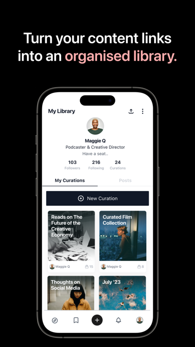 Zrzuty ekranu Wiser: Pinterest for Knowledge