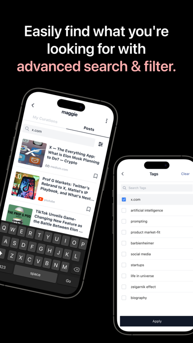 Zrzuty ekranu Wiser: Pinterest for Knowledge