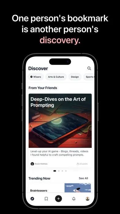 Wiser: Pinterest for Knowledge স্ক্রিনশট