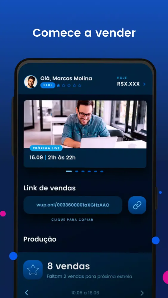 Capturas de tela do Wiser Sales Platform