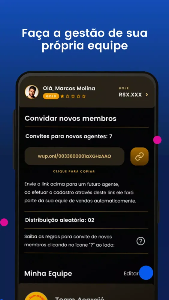 Capturas de tela do Wiser Sales Platform