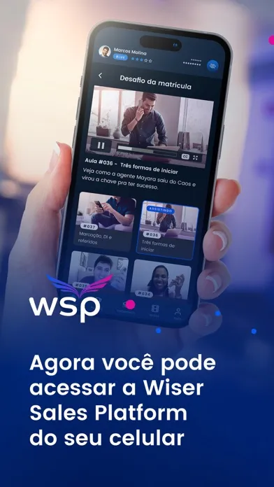 Capturas de tela do Wiser Sales Platform