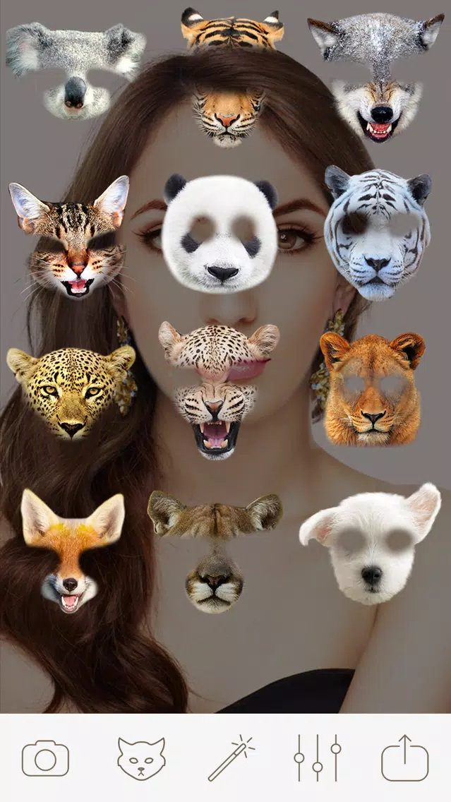 Ảnh chụp màn hình của Animal Face Photo Booth Pro