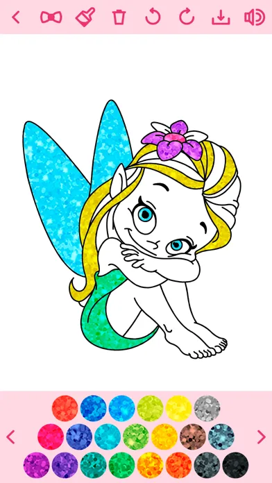 Ảnh chụp màn hình của Doll Dress Coloring Book