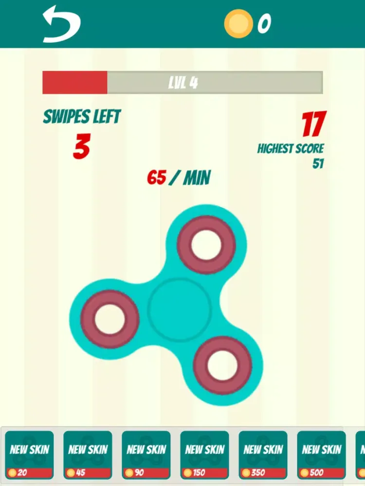 Fidget Spinner: 2k17 Spin Pro iPad  스크린샷