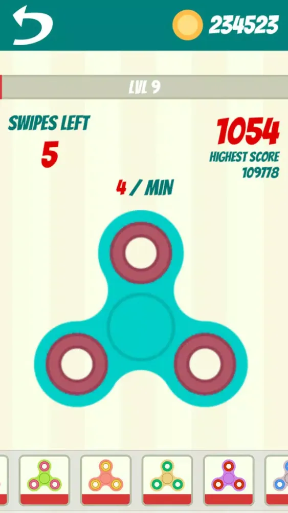 Fidget Spinner: 2k17 Spin Pro 스크린샷