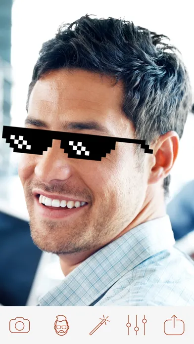 Capturas de pantalla de Glasses Photo Booth - Sunglass Photo Effect for MSQRD Instagram ProCamera SimplyHDR