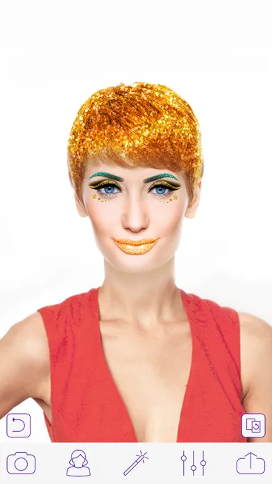 Glitter Makeup Camera - Glamour Makeup Effect Screenshots