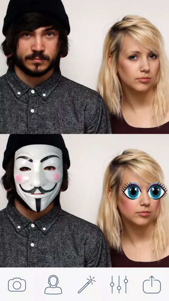 Masquerade Photo Booth Pro سکرین شاٹس