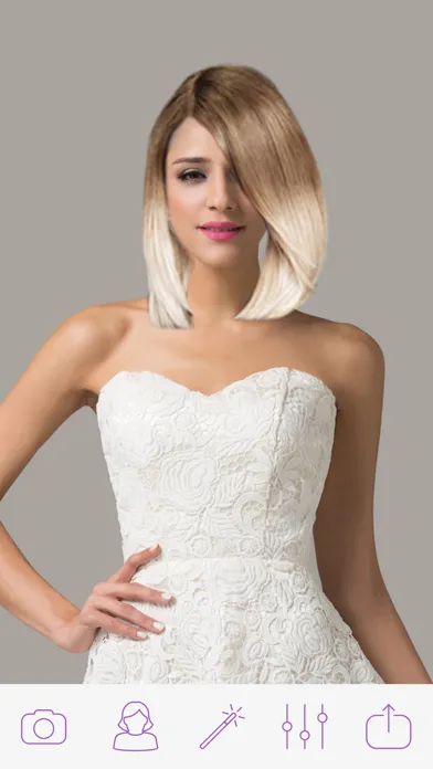 Hair Changer Photo Booth - Women Hair Style Photo Effect for MSQRD Instagram應用截圖