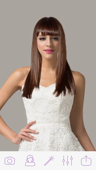 Hair Changer Photo Booth - Women Hair Style Photo Effect for MSQRD Instagram應用截圖