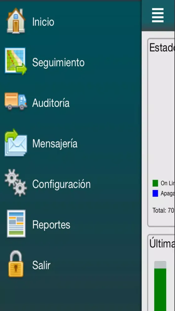ภาพหน้าจอของ Wisetrack Control Mobile Perú