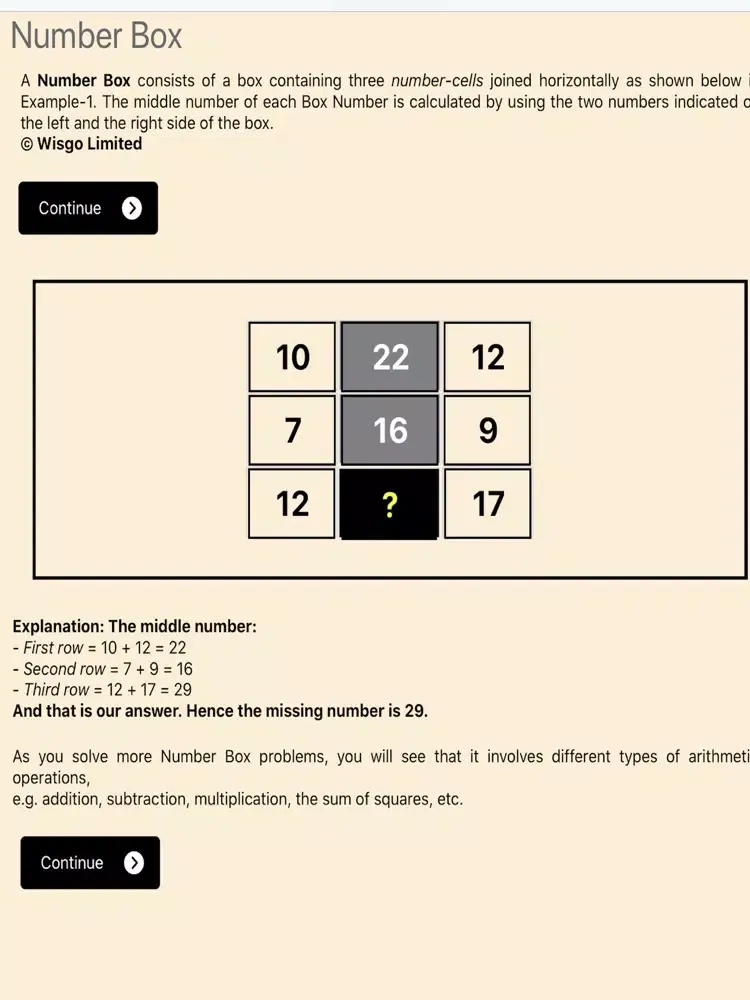 Capturas de pantalla de Logic and Math iPad 