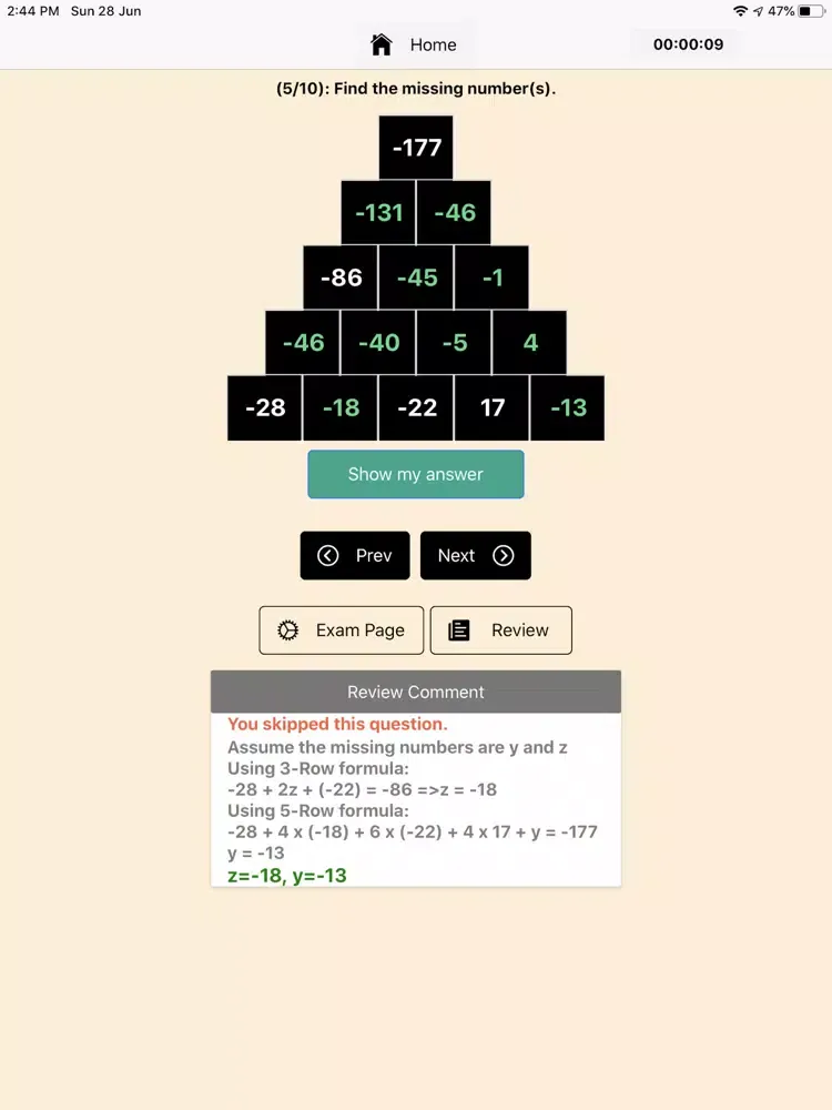 Captures d'écran de Number Pyramid iPad 