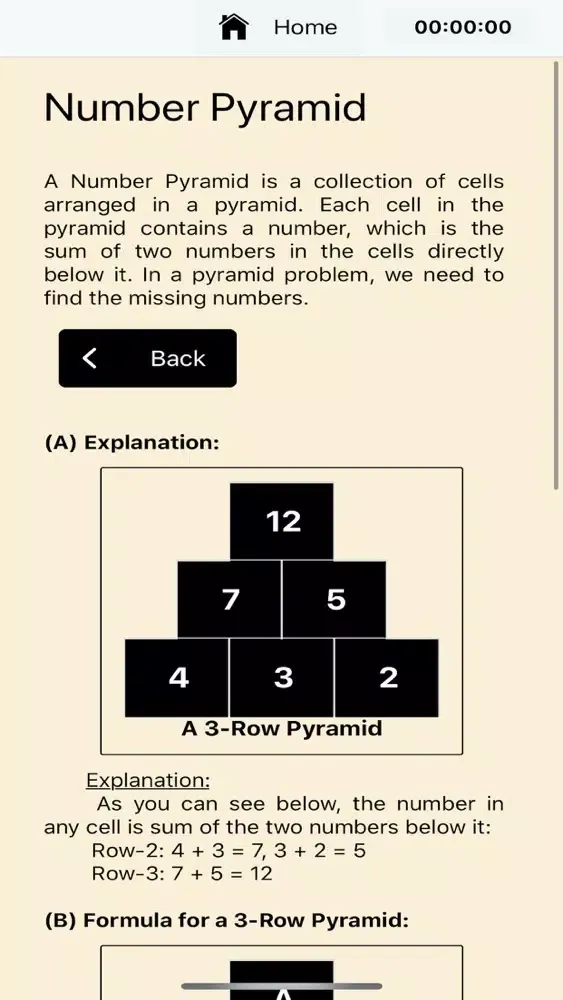 Captures d'écran de Number Pyramid