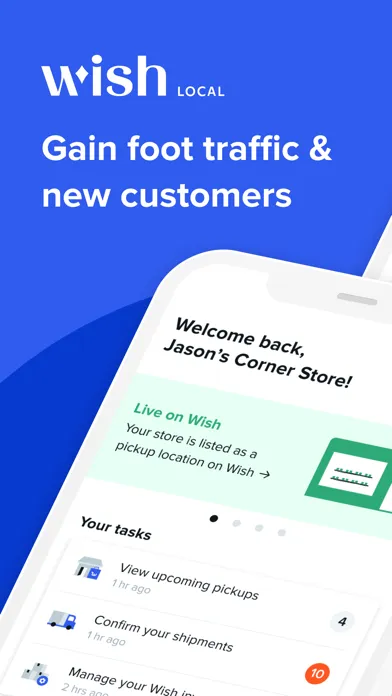 Wish Local for Partner Stores应用截图