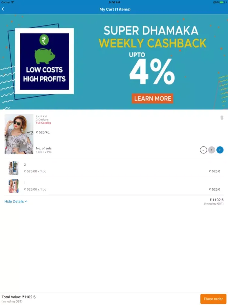 Capturas de tela do Wishbook Wholesale App iPad 