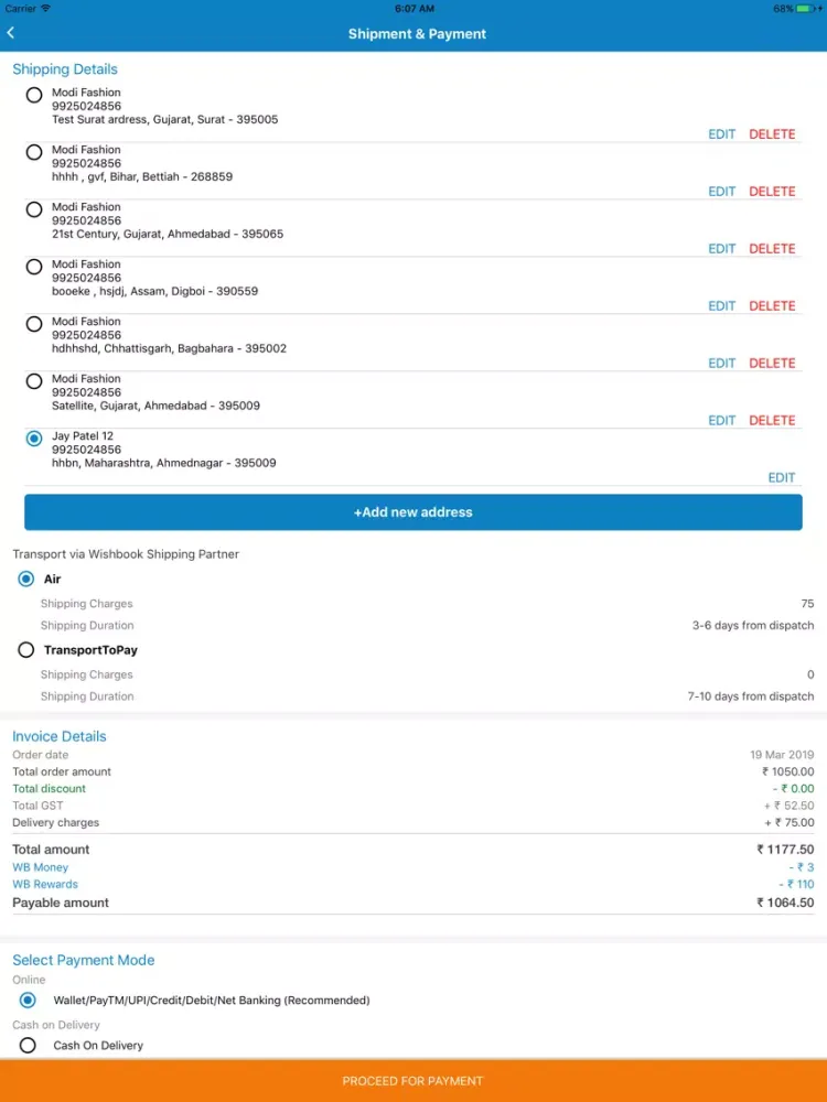 Capturas de tela do Wishbook Wholesale App iPad 