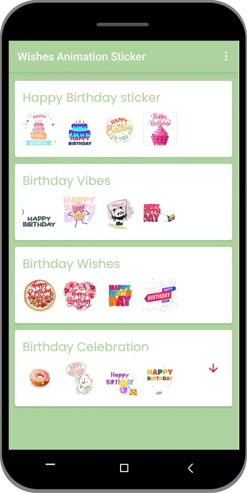 Wishes animation sticker - WAS স্ক্রিনশট