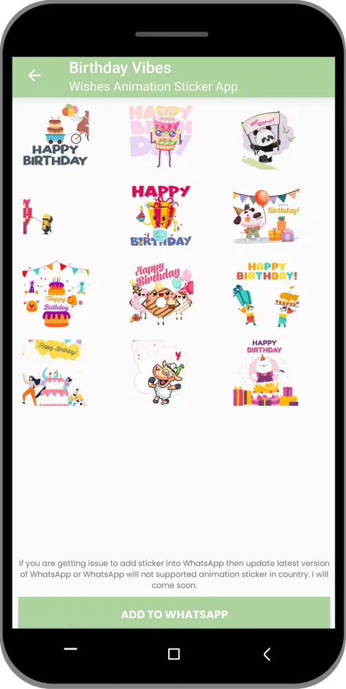 Wishes animation sticker - WAS স্ক্রিনশট