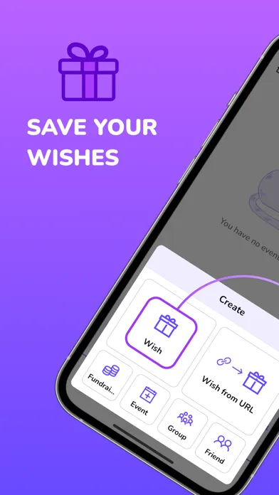 Capturas de tela do Wishlist Planner - WishSpace