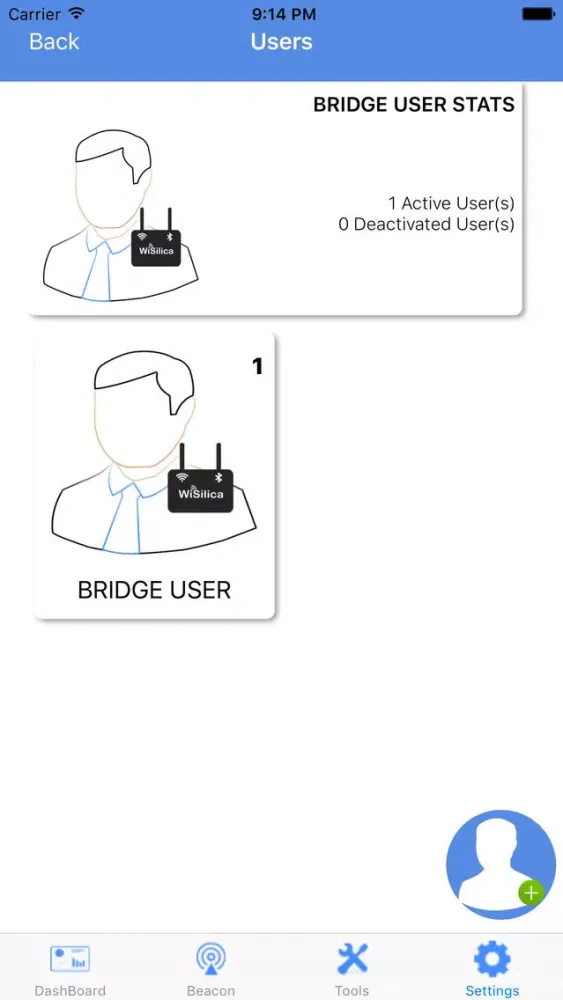 Tangkapan layar WiSilica Platform