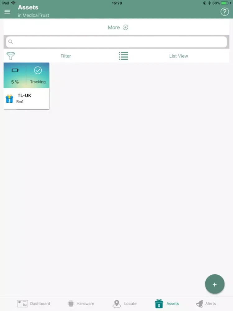 WiSilica Tracking iPad  سکرین شاٹس