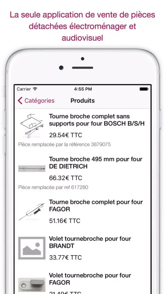 BVM : Pièces électroménager應用截圖