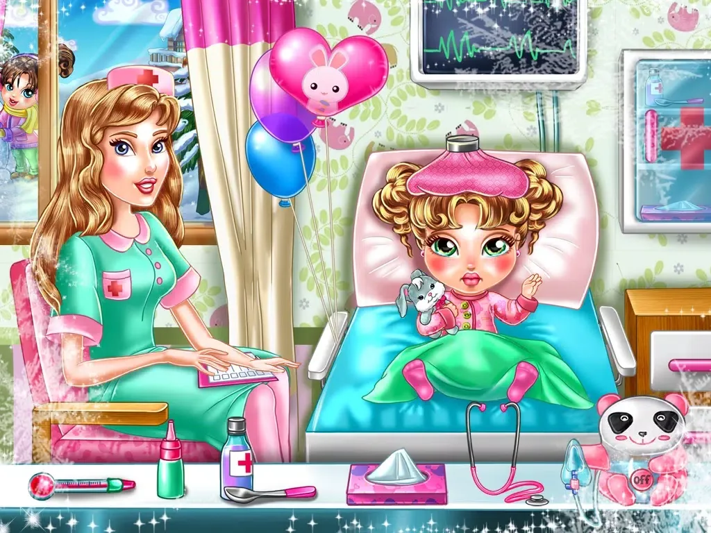 Baby Flu Doctor Care iPad  Screenshots
