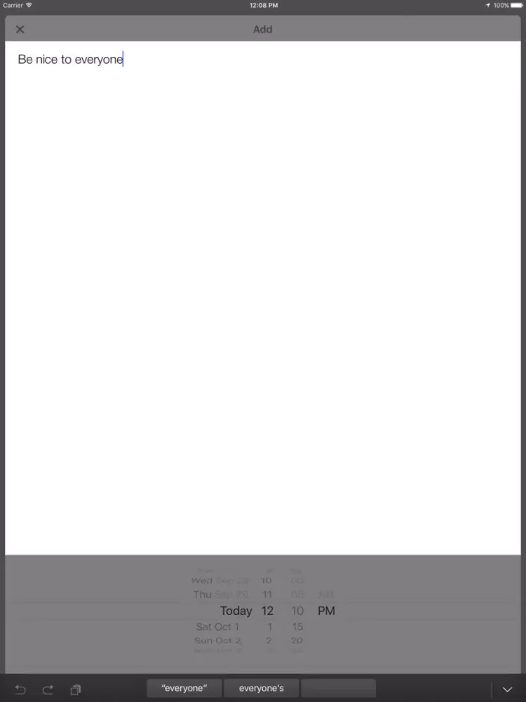 Captures d'écran de Later: Postpone or Complete iPad 