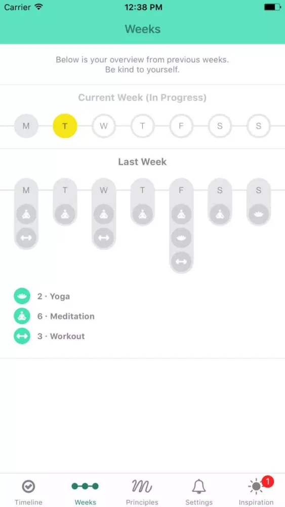 Mindful: track your mindful events سکرین شاٹس