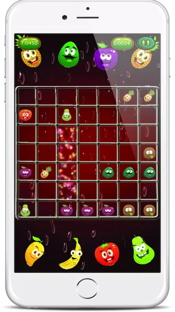 Bubbles Fruite crush Free应用截图