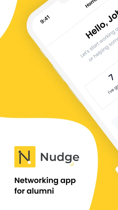 Nudge - Networking for alumni Screenshots