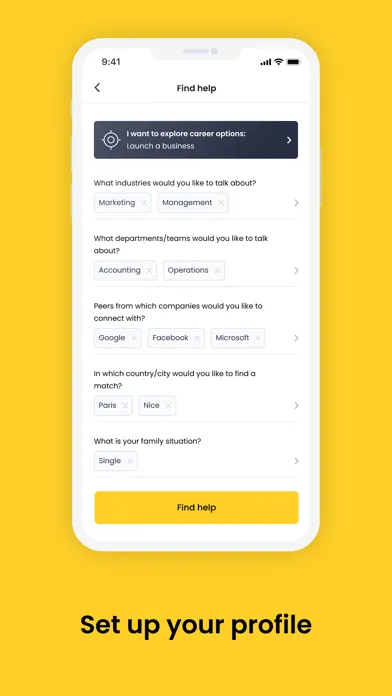 Nudge - Networking for alumni Screenshots